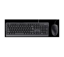 Perifērijas komplekts Trust Wired Keyboard And Mouse Set Black