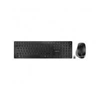 CHERRY DW 9500 SLIM keyboard Mouse included RF Wireless + Bluetooth QWERTZ German Black, Grey