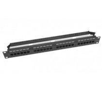 STEINMARK™ Komutācijas panelis 19" CAT6 UTP 24 porti (Patch panel)