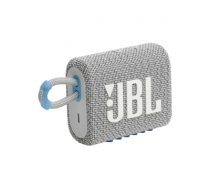 Akcija! JBL ūdensizturīga portatīvā skanda JBL Go 3 ECO, balta