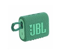 Akcija! JBL ūdensizturīga portatīvā skanda JBL Go 3 ECO, zaļa