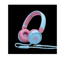 JBL on-ear  austiņas bērniem, zilas ar rozā