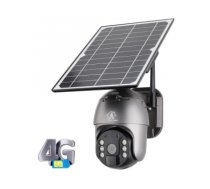Extralink 3G/4G/LTE camera Mystic 4G PTZ with solar panel 8W, 1080p, IP66, 4x 18650 battery