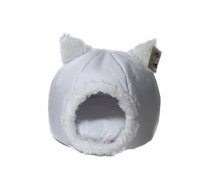 GO GIFT cat bed - light grey - 40x40x34 cm