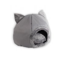 GO GIFT cat bed - grey - 40x40x34 cm