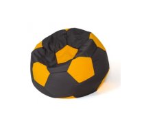 Sako bag pouffe Ball black-yellow L 80 cm