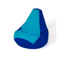 Sako bag pouffe Pear blue L 105 x 80 cm