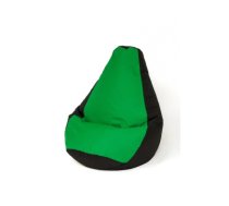 Sako bag pouffe Pear black and green L 105 x 80 cm