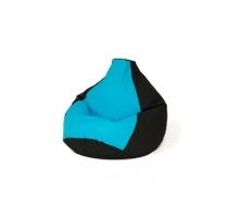 Sako bag pouffe Pear black and blue L 105 x 80 cm