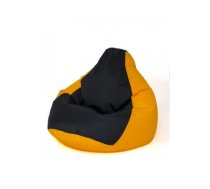 Sako bag pouffe Pear yellow-black L 105 x 80 cm