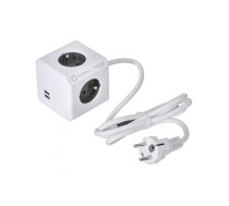 Allocacoc PowerCube Extended USB E(FR), 1.5m power extension 4 AC outlet(s)