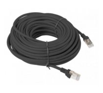 ElectroBase ® Patch cord | Patch Kabelis | Patch cable | 10m | CAT5E | UTP | 10 m | ElectroBase ® | Melns | LSZH