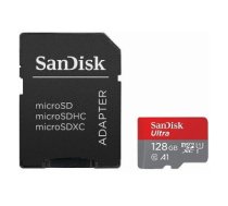 SanDisk Ultra Light microSDXC 128GB + SD Adapteris Atmiņas karte