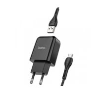 Hoco N2 Mobilo telefonu lādētājs 2.1A + Micro USB kabelis 1m