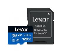 MEMORY MICRO SDXC 128GB UHS-I/W/ADAPTER LSDMI128BB633A LEXAR