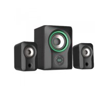 F&D F590X 2.1 Multimedia Speakers, 60W RMS, Full range speaker: 2x3"+ 5.25'' Subwoofer, BT 5.3/AUX/USB/Coaxial/LED Display/RGB multi-color lighting mode/Remote Control/Black F590X