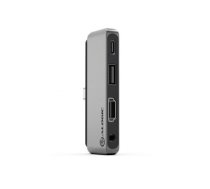 ALOGIC UCANCHD laptop dock/port replicator USB 2.0 Type-C Black, Grey