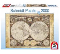 Schmidt 58178 Historical World Map Puzzle 2000gab