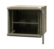 EMITERNET Separate hanging cabinet 19'' 9U, unassembled, sheet metal/glass door, 600x600x500mm width/depth/height. EM/AS6609X