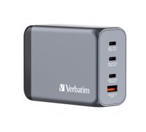 Verbatim GNC-240 GaN Charger 240W with 1 x USB-C 140W /1 x USB-C 100W / 1 x USB-C 65W / 1 x USB-A QC 3.0 (EU/UK/US)