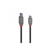 Lindy 1m USB 3.2 Type C to B Cable, Anthra Line