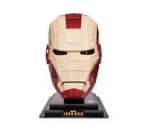 4D Build, Marvel Iron Man 3D Puzzle Model Kit with Stand 96 Pcs | Iron Man Helmet Desk Decor | Building Toys | 3D Puzzles for Adults & Teens 12+