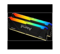 Kingston 16GB 3200MT/s DDR4 CL16 DIMM (Kit of 2) FURY Beast RGB, EAN: 740617337532 KF432C16BB2AK2/16