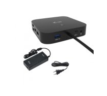 I-TEC USB-C HDMI DP DOCK PD100W/2X LCD DOCK + CHARGER-C112W