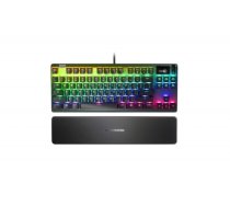 SteelSeries Apex 7 TKL Gaming Keyboard, QX2 RED, RGB LED - Black