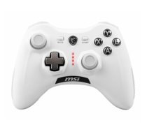 MSI FORCE GC30 V2 WHITE Wireless Gaming Controller 'PC and Android ready, Upto 8 hours battery usage, adjustable D-Pad cover, Dual vibration motors, Ergonomic design'