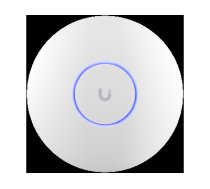 UBIQUITI U6 Long-Range; WiFi 6; 8 spatial streams; 185 m² (2,000 ft²) coverage; 350+ connected devices; Powered using PoE+; GbE uplink. U6-LR