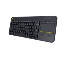 LOGITECH K400 Plus Wireless Touch Keyboard - BLACK - RUS 920-007145RUS