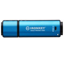 Kingston Technology IronKey 512GB USB-C Vault Privacy 50C AES-256 Encrypted, FIPS 197