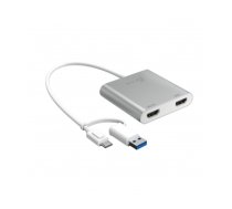 j5create JCA365-N USB-C® to Dual HDMI™ Multi-Monitor Adapter