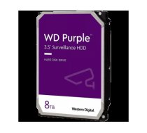 HDD Video Surveillance WD Purple 8TB CMR, 3.5'', 256MB, 5640 RPM, SATA, TBW: 180 WD85PURZ