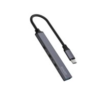 Adapteris Savio USB-C – 3 × USB-A 2.0, 1 × USB-A 3.1 GEN 1 HUB AK-71