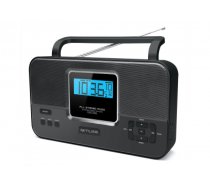 Muse | M-087R | 2-band PLL stereo portable radio | Black