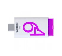 PHILIPS USB-C 3.2 Gen 1 Flash Drive Click Magic Purple 64GB