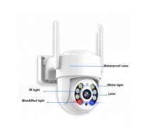 ElectroBase ® Red & Blue Light Outdoor Camera | Wi-Fi | 4MP | Tuya