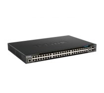 D-Link DGS-1520-52MP Managed L3 Gigabit Ethernet (10/100/1000) Power over Ethernet (PoE) 1U Black