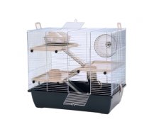 INTER-ZOO Pinky 3 Zinc Black - cage for a hamster