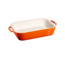 Staub Rectangular Ceramic Platter - 2.4 ltr, Orange