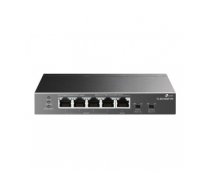 TP-LINK | 5-Port Gigabit Desktop Switch with 4-Port PoE | TL-SG1005P-PD | Unmanaged | Desktop/Wall mountable