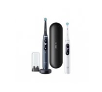 Oral-B Electric Toothbrush iO8 Series Duo For adults Rechargeable Black Onyx/White Number of brush heads included 2 Number of teeth brushing modes 6