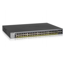 NETGEAR GS752TP-300EUS network switch Managed L2/L3/L4 Gigabit Ethernet (10/100/1000) Power over Ethernet (PoE) 1U Black