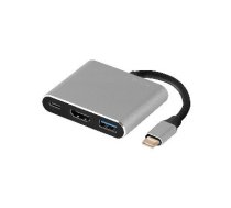 ADAPTER TRACER A-1, USB-C, HDMI 4K, USB 3.0, PDW 100W