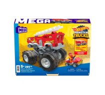 SET OF BUILDING BLOCKS MEGA BLOKS HOT WHEELS MONSTER TRUCKS 5-ALARM HHD19 FIRE TRUCK