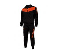 Givova Tuta Visa Fluo Tracksuit Black-Orange TR018F 1028 S