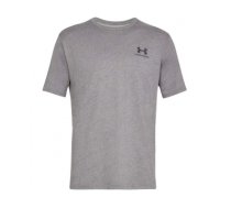 Under Armour Sportstyle Left Chest SS Men's Short Sleeve T-Shirt Grey Melange 1326799 036 2XL