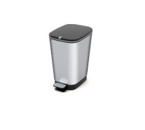 KIS 8071800 1783 waste container Rectangular Black, Stainless steel